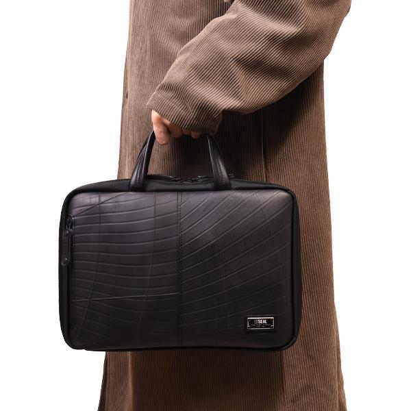 SEAL オーガナイザービジネスバッグ メンズ 防水 本革 日本製 : SEAL