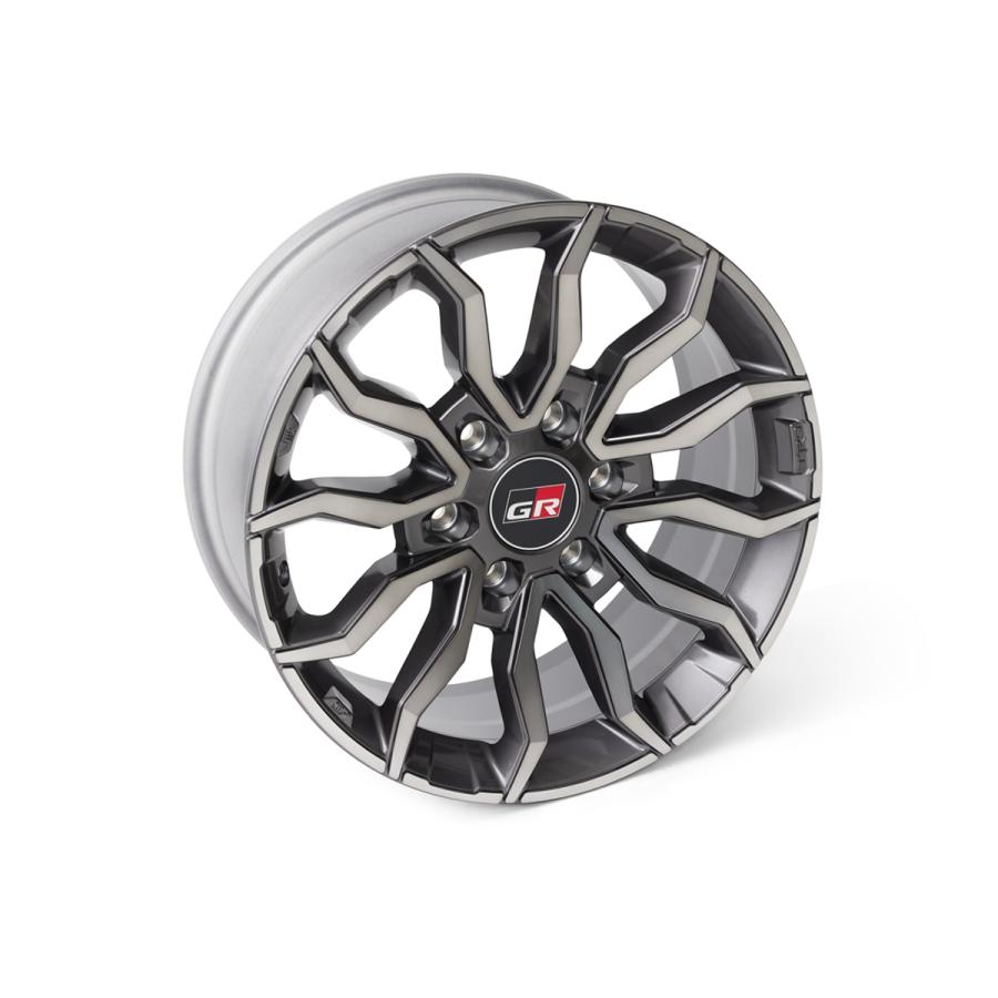 ハイラックス GUN125 GRアルミホイールチタニウムグレー 18インチ×8J