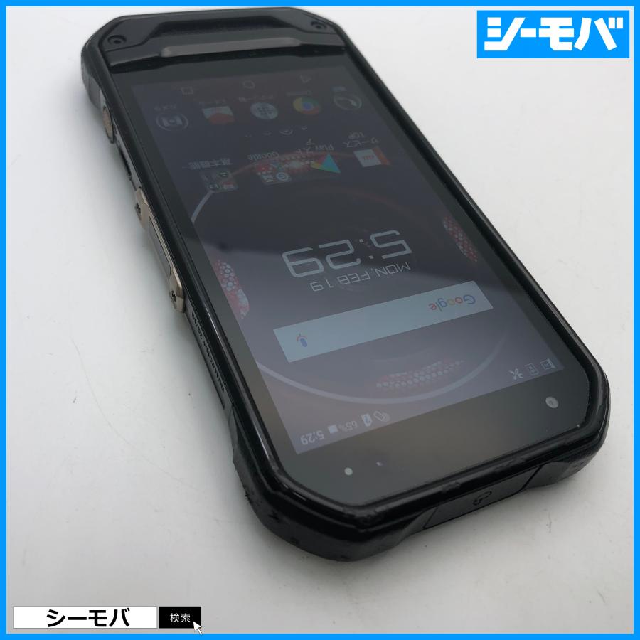 スマホ TORQUE G03 KYV41 SIMロック解除手続き済み au ブラック 美品