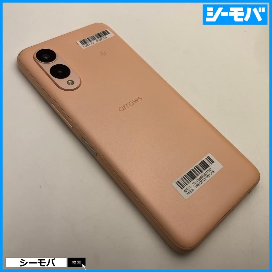 スマホ arrows We2 FCG02 64GB SIMフリー au ライトオレンジ 超美品