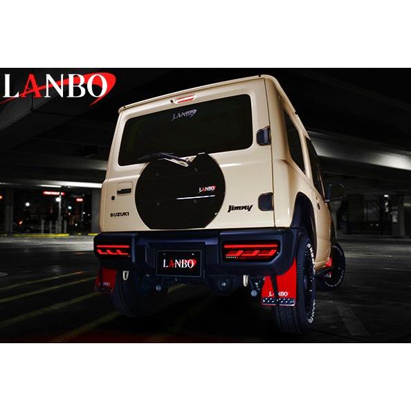 ランボ（LANBO）LED テールランプ レッドレンズ/インナーブラック