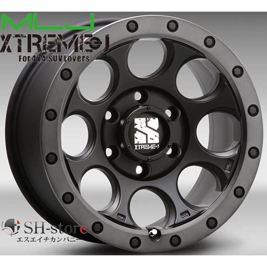 MLJエクストリームJ XJ03フラットブラック17インチ【265/65R17ホイール