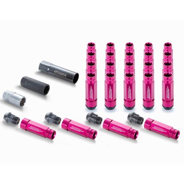 ロング/ローレットタイプ】2ピースシェルナット(6穴-24本入り/5穴-20本