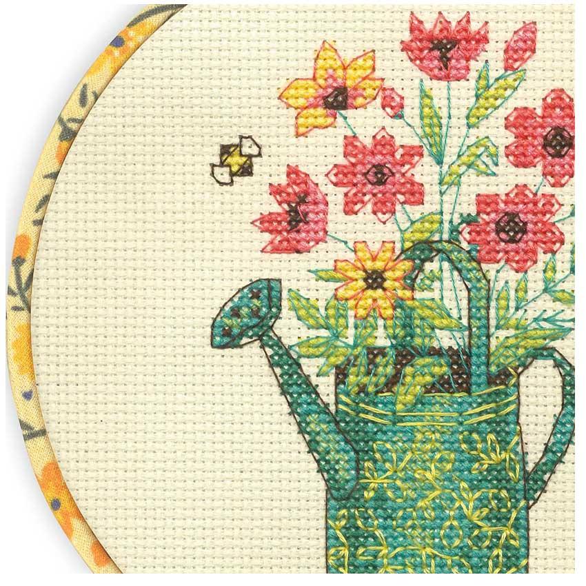 刺繍キット 輸入刺繍 クロスステッチ Dimensions Watering Can 72