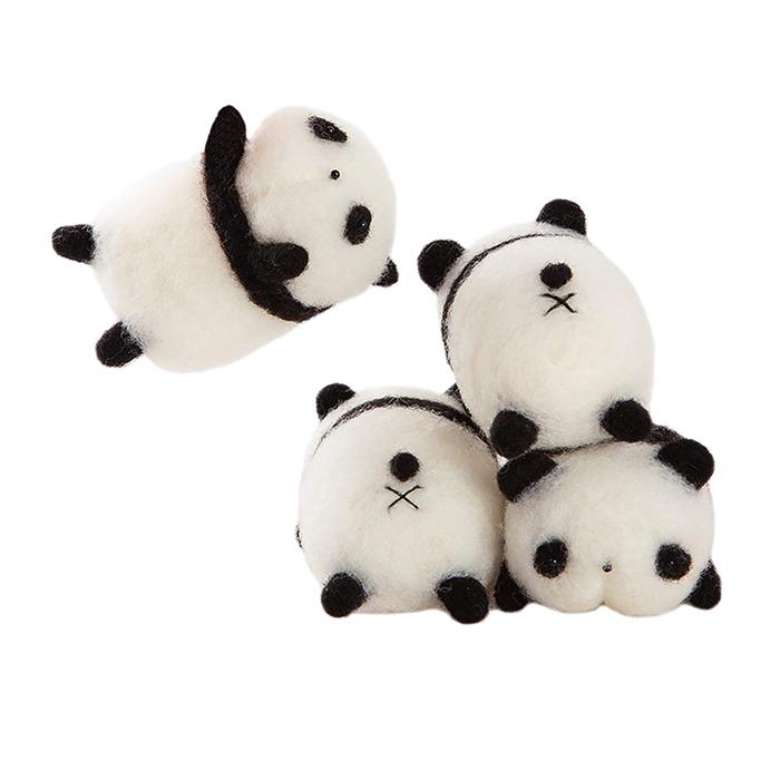 アクレーヌスターターキット付き パンダ 4体 おしりフェイス