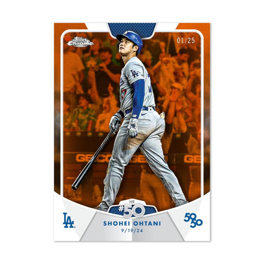 Topps 2024 Topps 50/50: Shohei Ohtani 大谷翔平 10パック入り 未開封