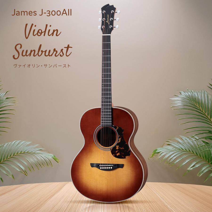 ジェームス（James） J-300AII アコースティックギター トップ単板
