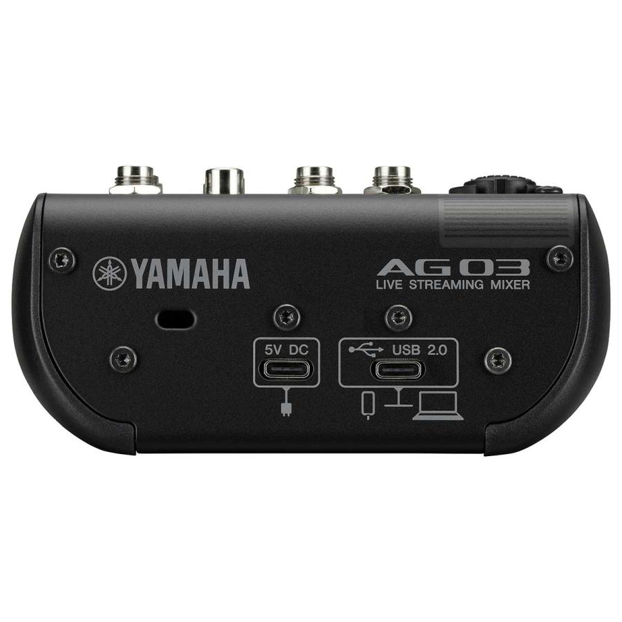 YAMAHA（ヤマハ） AG03 MK2 Black（ブラック） 配信用ミキサー