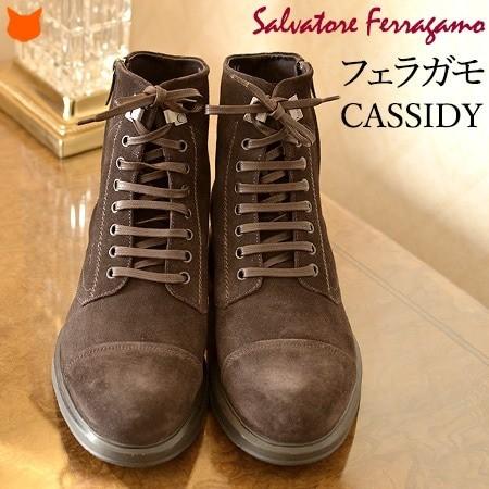 FERRAGAMO（フェラガモ） ブーツ メンズ 靴 ショートブーツ CASSIDY