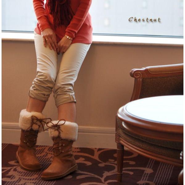 UGG（アグ） ムートンブーツ モンクレア 編み上げ ロングブーツ 正規品