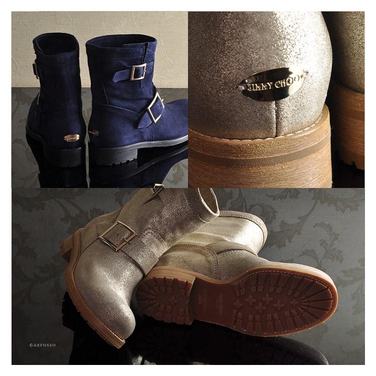 JIMMY CHOO（ジミーチュウ） ショートブーツ エンジニアブーツ