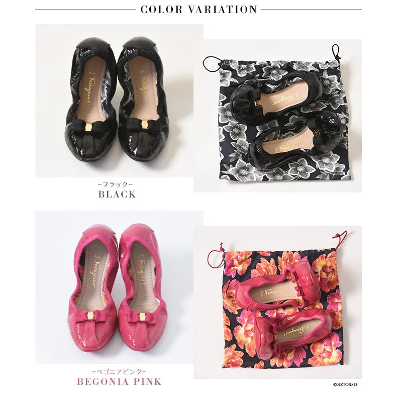 FERRAGAMO（フェラガモ） バレエシューズ リボン 靴 Salvatore