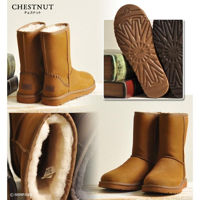 UGG（アグ） ムートンブーツ メンズ クラシック ショート ブーツ デコ