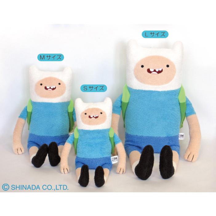 激レア】アドベンチャータイム フィン ぬいぐるみ 花冠 全長48㎝ 激