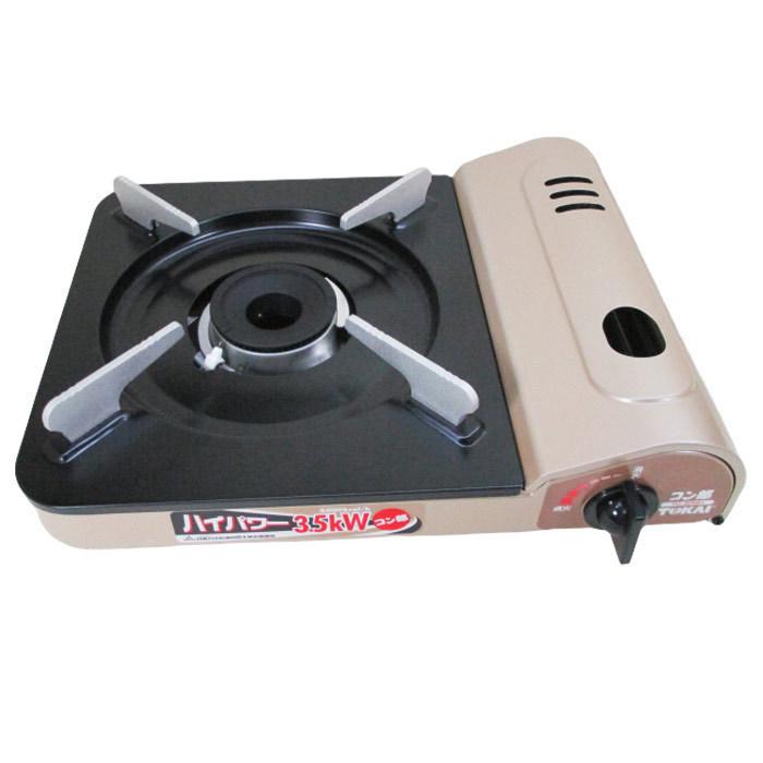 同梱可能 カセットコンロ コン郎 PSLPGマーク付簡単マグネット式ボンベ