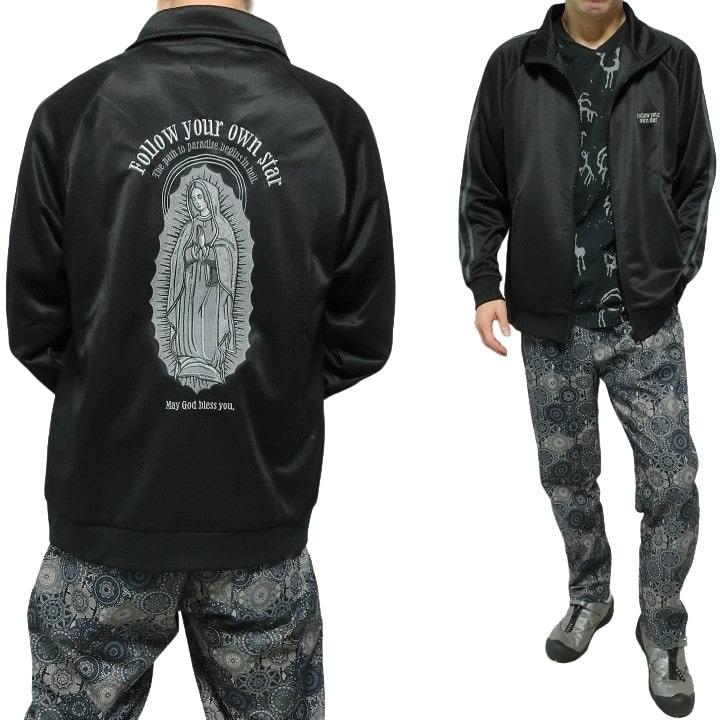 メンズセレクト トラックジャケット メンズ マリア/MARIA 刺繍 聖母