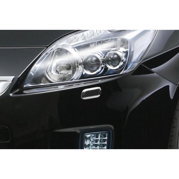 プリウス ネコポス発送 ZVW30 前期 クロームメッキ ヘッドライト