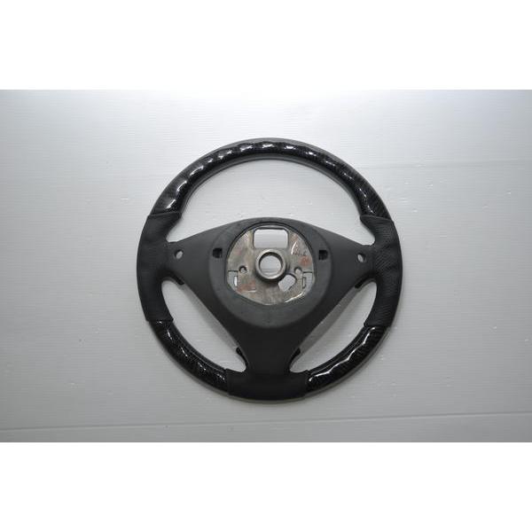 ハンドル ステアリング 3本スポークポルシェ カイエン955 957本革