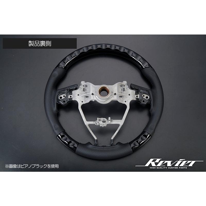 カローラ 210系 HV スポーツステアリング カーボン調/レッドユーロス