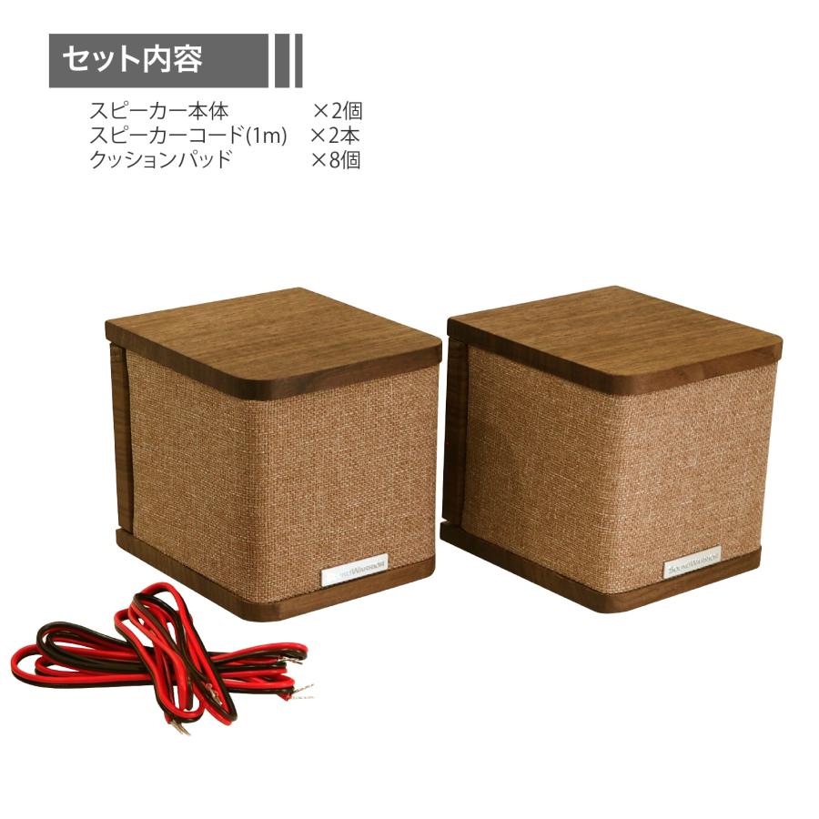 SOUNDWARRIOR SW-SP2 キューブ型 スピーカー 1Way＋パッシブ