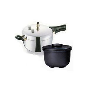 鋳物屋 平和圧力鍋 PC-28A（直炊5合炊・内鍋3合炊）＋新・特選カムカム