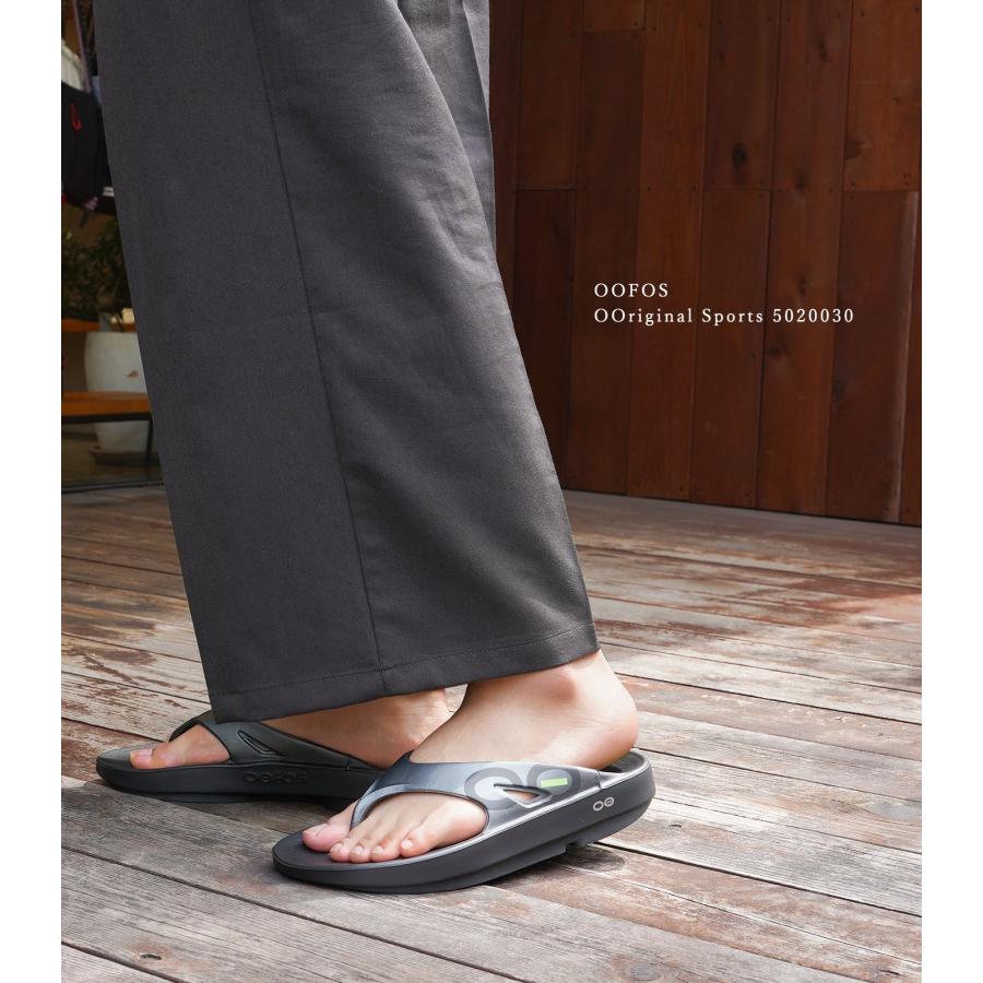 OOFOS（ウーフォス） サンダル ウーオリジナル スポーツ グラファイト