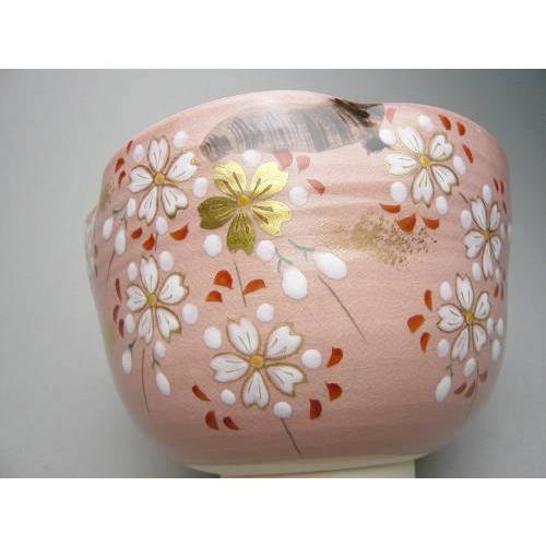 京焼 清水焼 色絵桜抹茶碗 剛 : 松韻堂 Yahoo!店 - 通販 - Yahoo