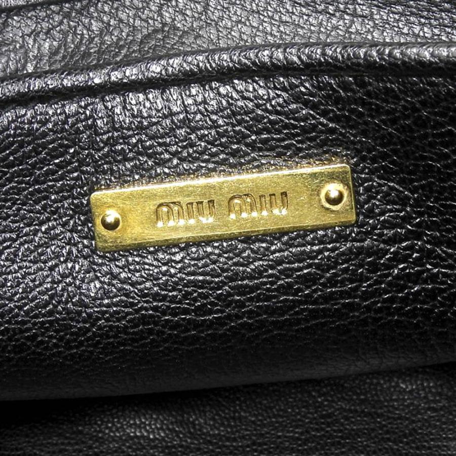 miu miu（ミュウミュウ） バイカー 2WAYバッグ ハンドバッグ