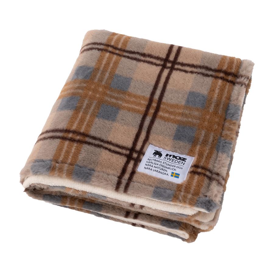 moz（モズ） チェックファー USB 3WAYブランケット ボア 冬用 室内