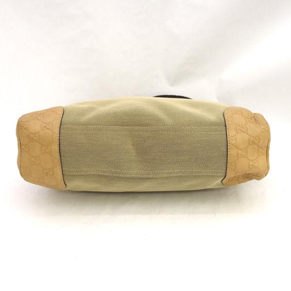 GUCCI / グッチ ショルダーバッグ GGシマ ベージュ系 キャンバス