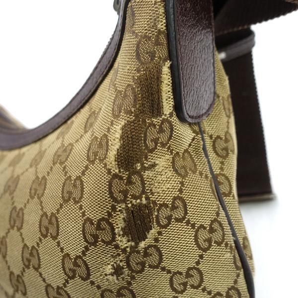 GUCCI（グッチ） GGキャンバス ショルダーバッグ ブラウン系 181092
