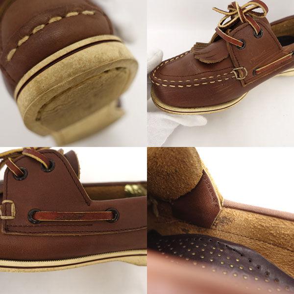 REGAL（リーガル） デッキシューズ/レザー/ブラウン/22cm 8038