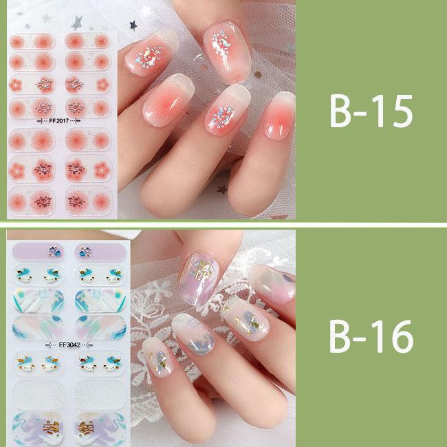 ネイルシール ジェルネイル 貼るだけ 3D マニキュア セルフネイル