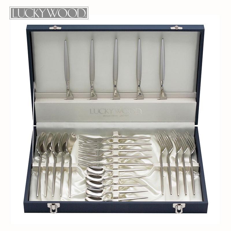 LUCKY WOOD（ラッキーウッド） カトラリーセット ナイフ フォーク