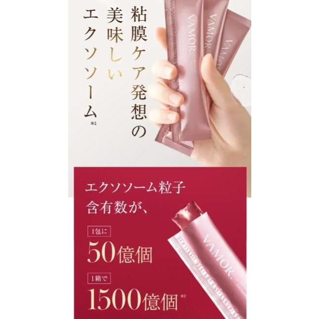 ヴァモア エクソソーム VAMOR MOISTEN EXOSOME 美容液ゼリー 12g×30本