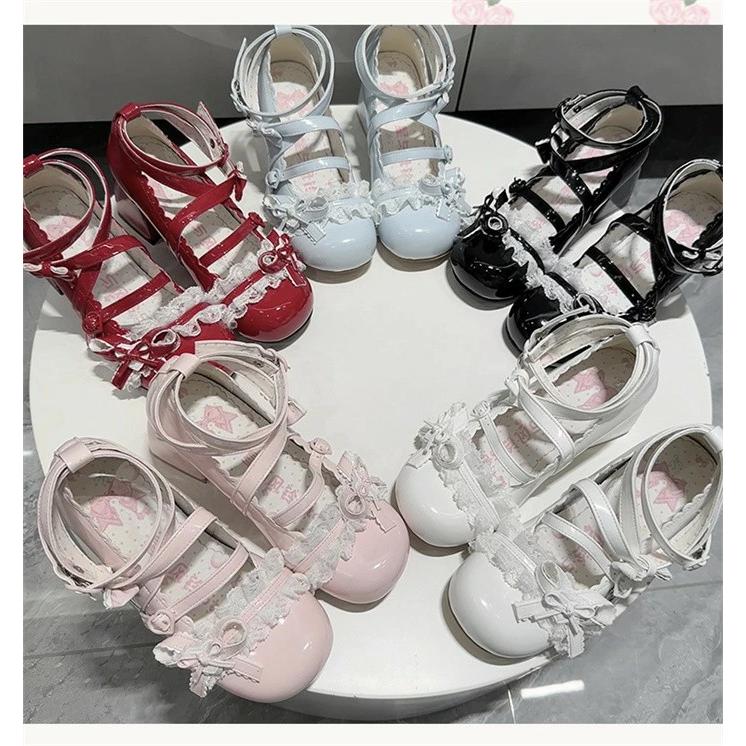 パンプス ロリータ ロリィタ レディース ロリータ靴 お嬢様 甘ロリ