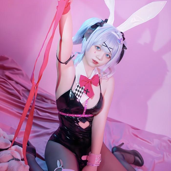 初音ミク ラビットホール コスプレ衣装 ウィッグ追加可 : マンテン