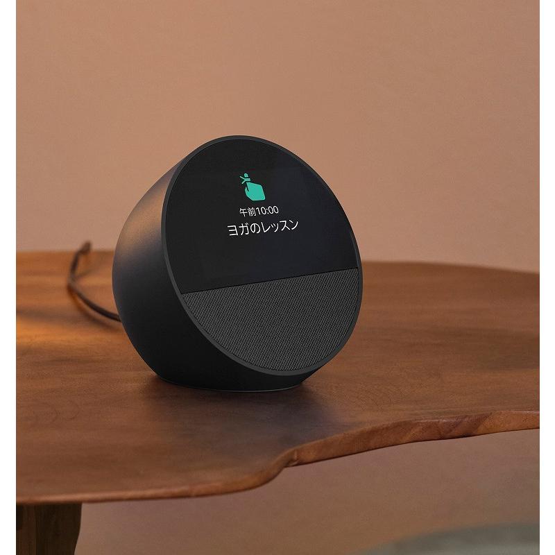 amazon（アマゾン） エコースポット with アレクサ ブラック スマート