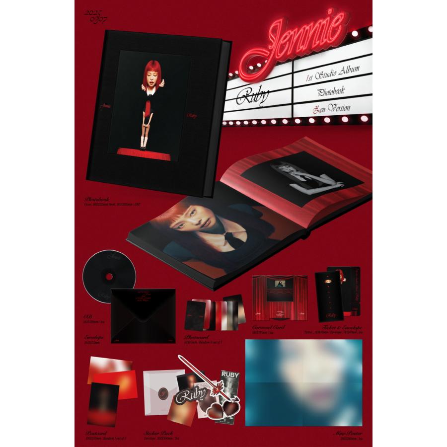 和訳選択】JENNIE - THE 1ST STUDIO ALBUM [RUBY] (PHOTOBOOK