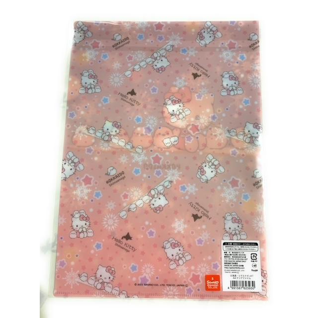 サンリオキャラクターズ×シマエナガ 北海道限定 ハローキティA4 クリア