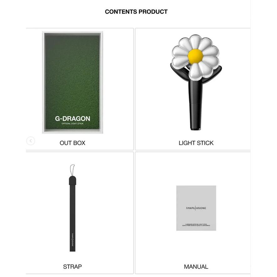 G-DRAGON OFFICIAL LIGHTSTICK +CRADLE SET 公式ペンライト&スタンド