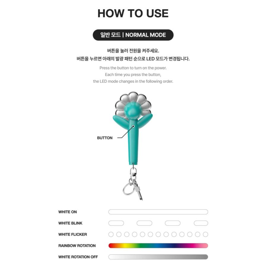 G-DRAGON OFFICIAL LIGHTSTICK MINI KEYRING 公式ペンライト