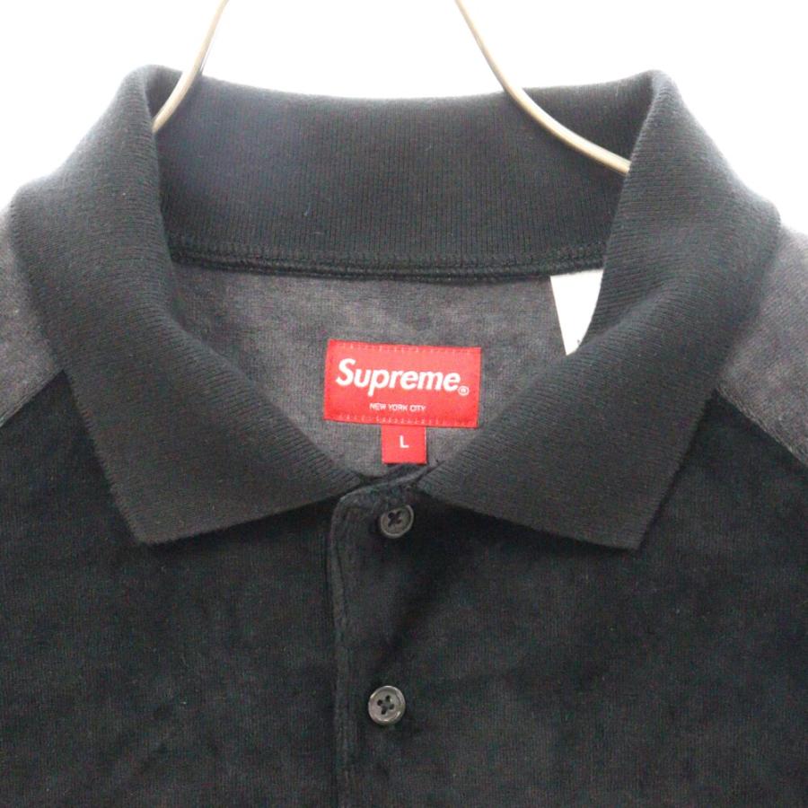 Supreme（シュプリーム） 22AW Paneled Velour Long Sleeve Polo