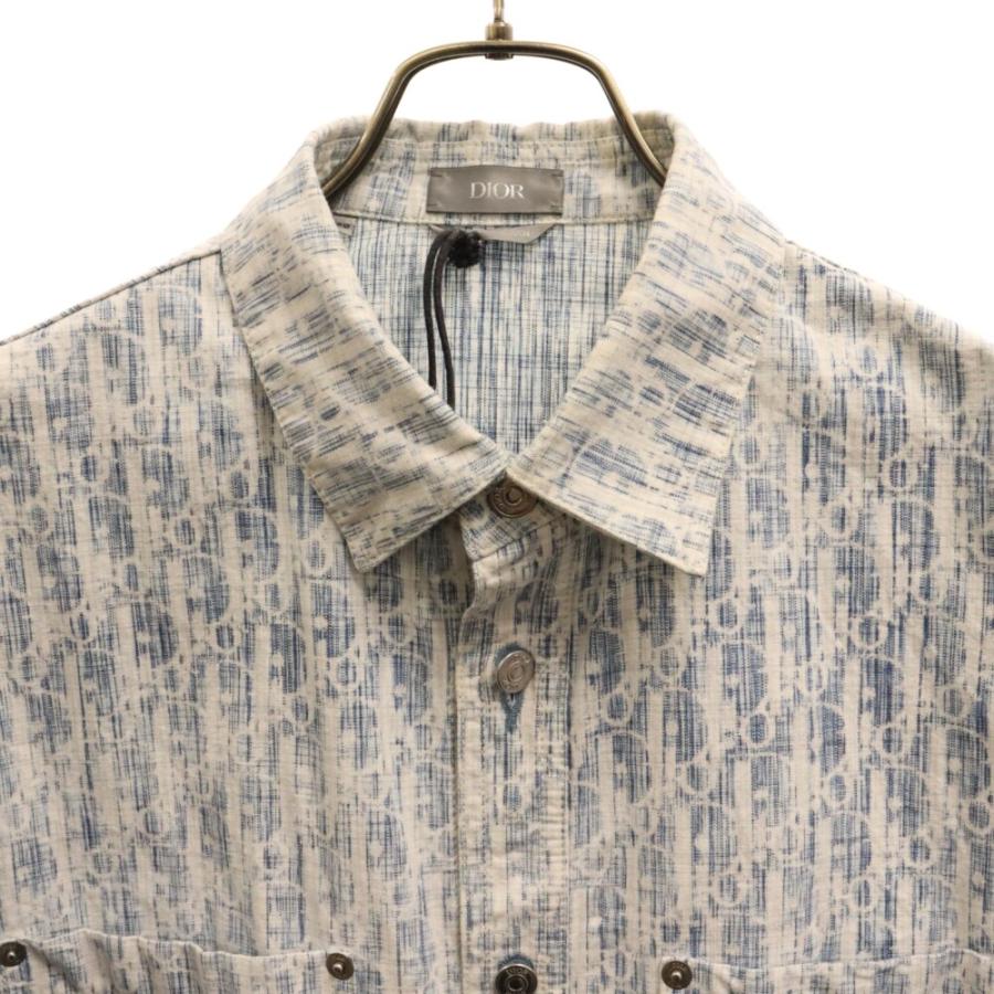 DIOR ディオール 20AW Cotton Denim Dior Oblique Overshirt