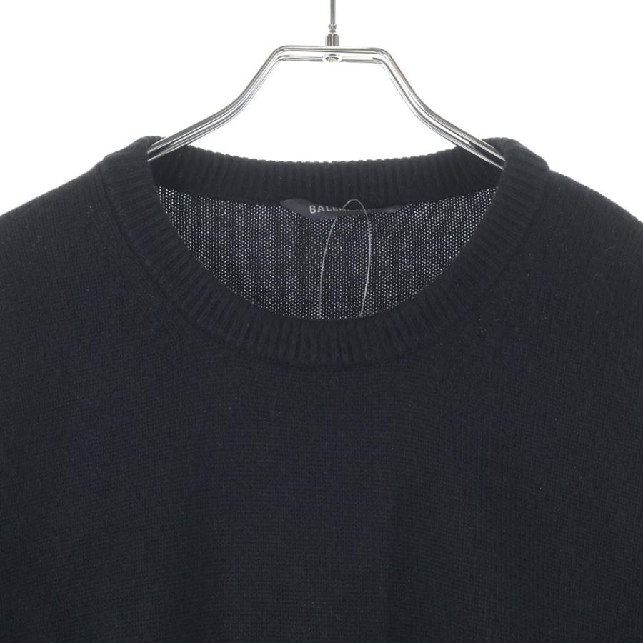 BALENCIAGA（バレンシアガ） バックロゴ刺繍 クルーネックセーター