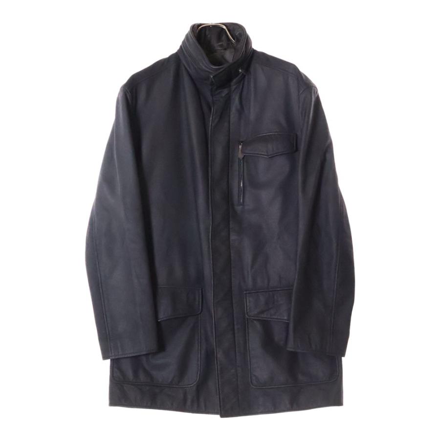 HERMES（エルメス） M-65 TYPE スタンドカラー カウレザー ジャケット