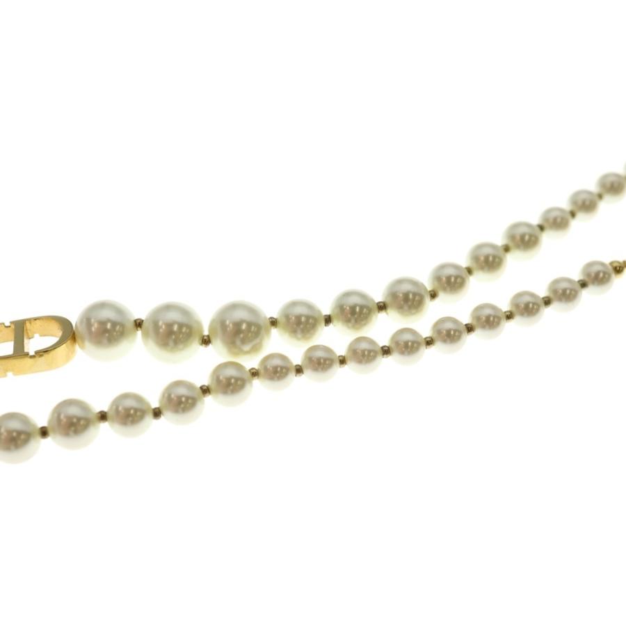 DIOR ディオール CDロゴ フェイクパールネックレス チョーカー