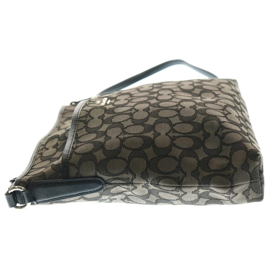 COACH（コーチ） シグネチャー ショルダーバッグ サコッシュ ブラック