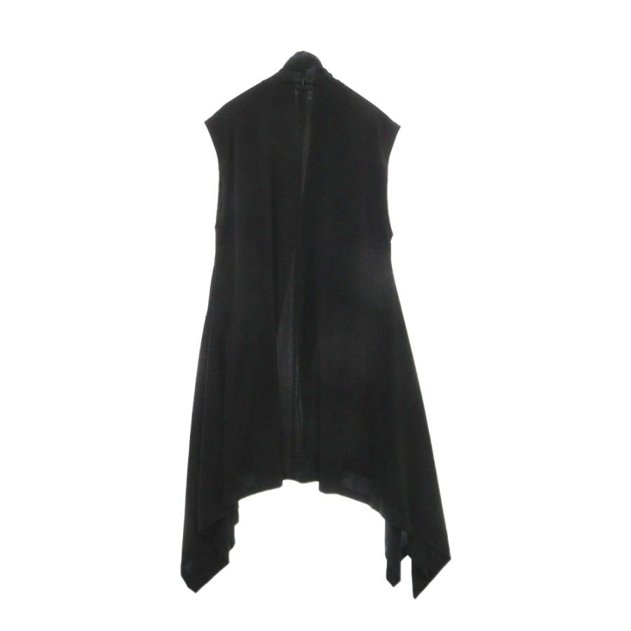 Ground Y グラウンドワイ ドレープ ロングジレ ベスト GV-D03-500