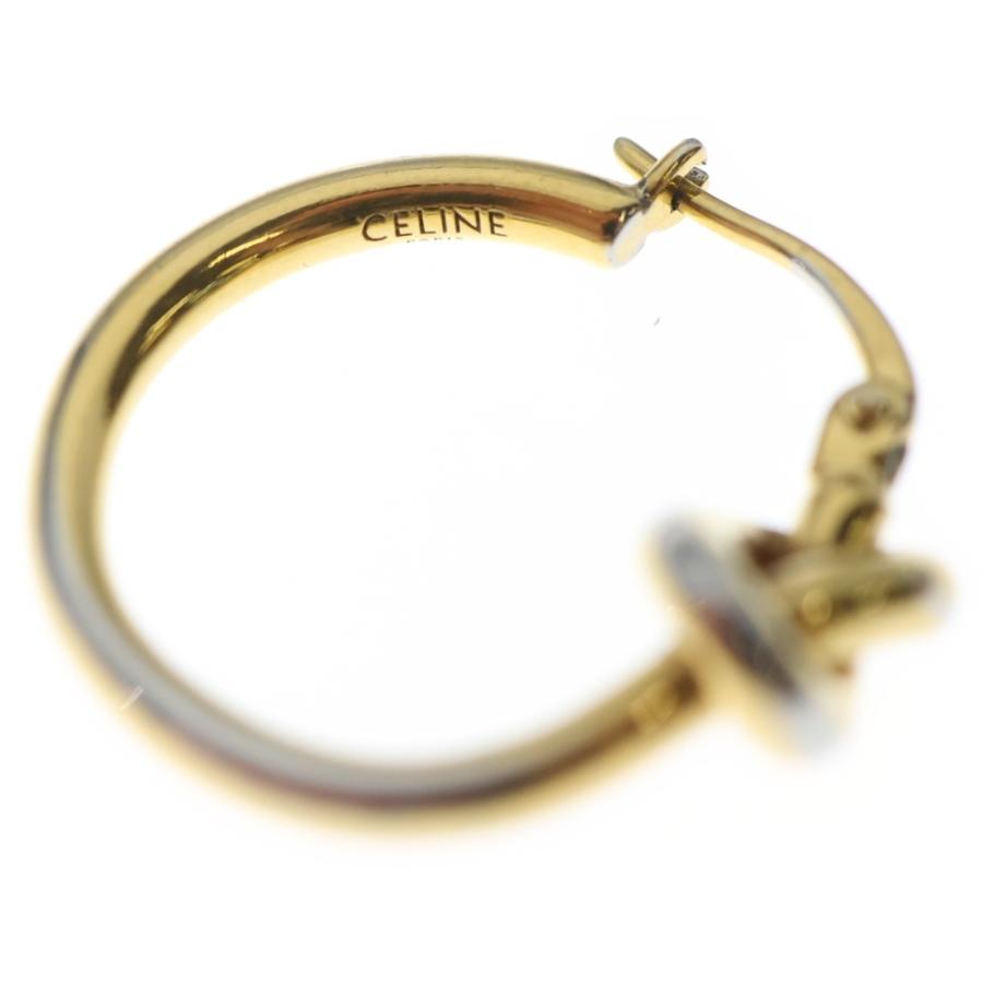 CELINE（セリーヌ） ノットスモール フープピアス GP ゴールド 5.5g